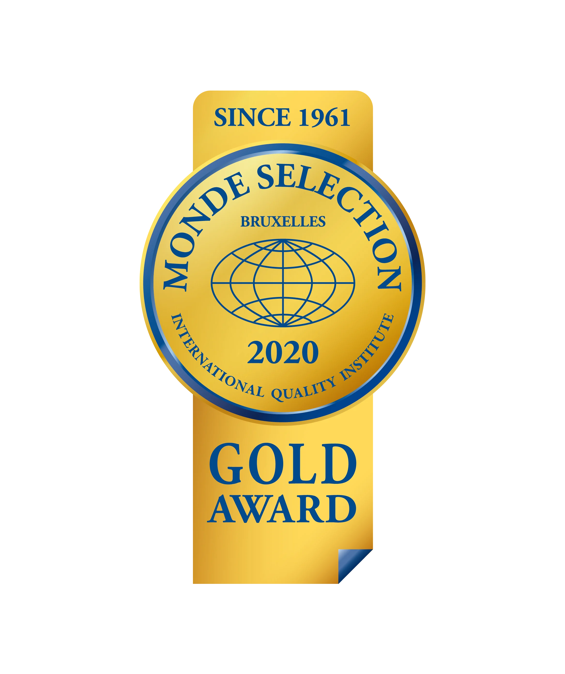 Monde Selection Gold Quality Award 2020