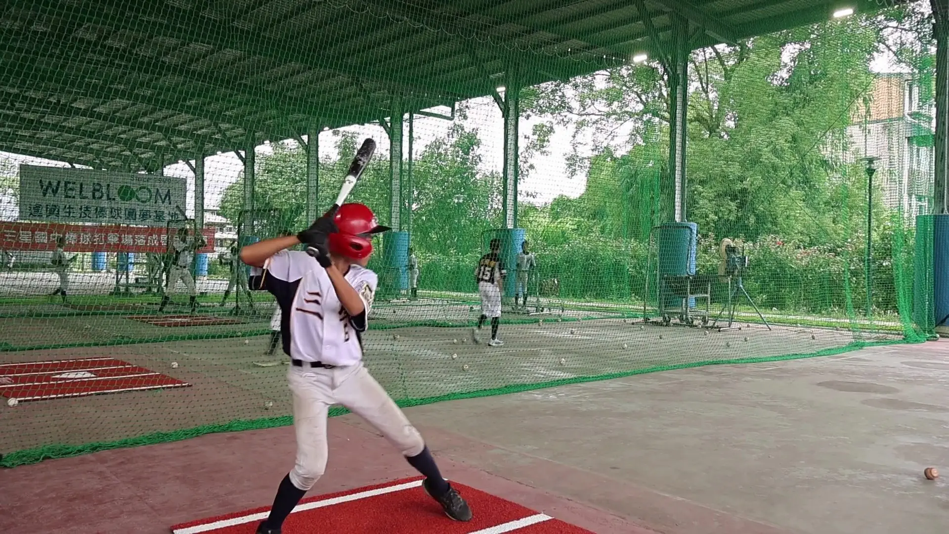 打擊場練習打擊 Frame At 0m2s