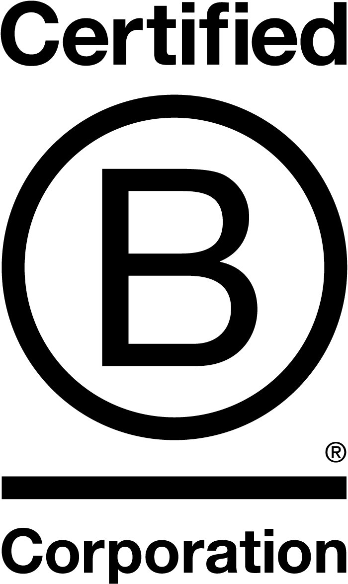 B Corp Logo Black Transparent
